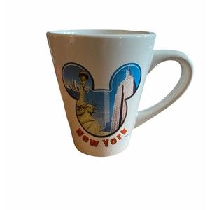 Disney Mickey Mouse Statue Of Liberty Ceramic Mug Coffee Cup New York City NY